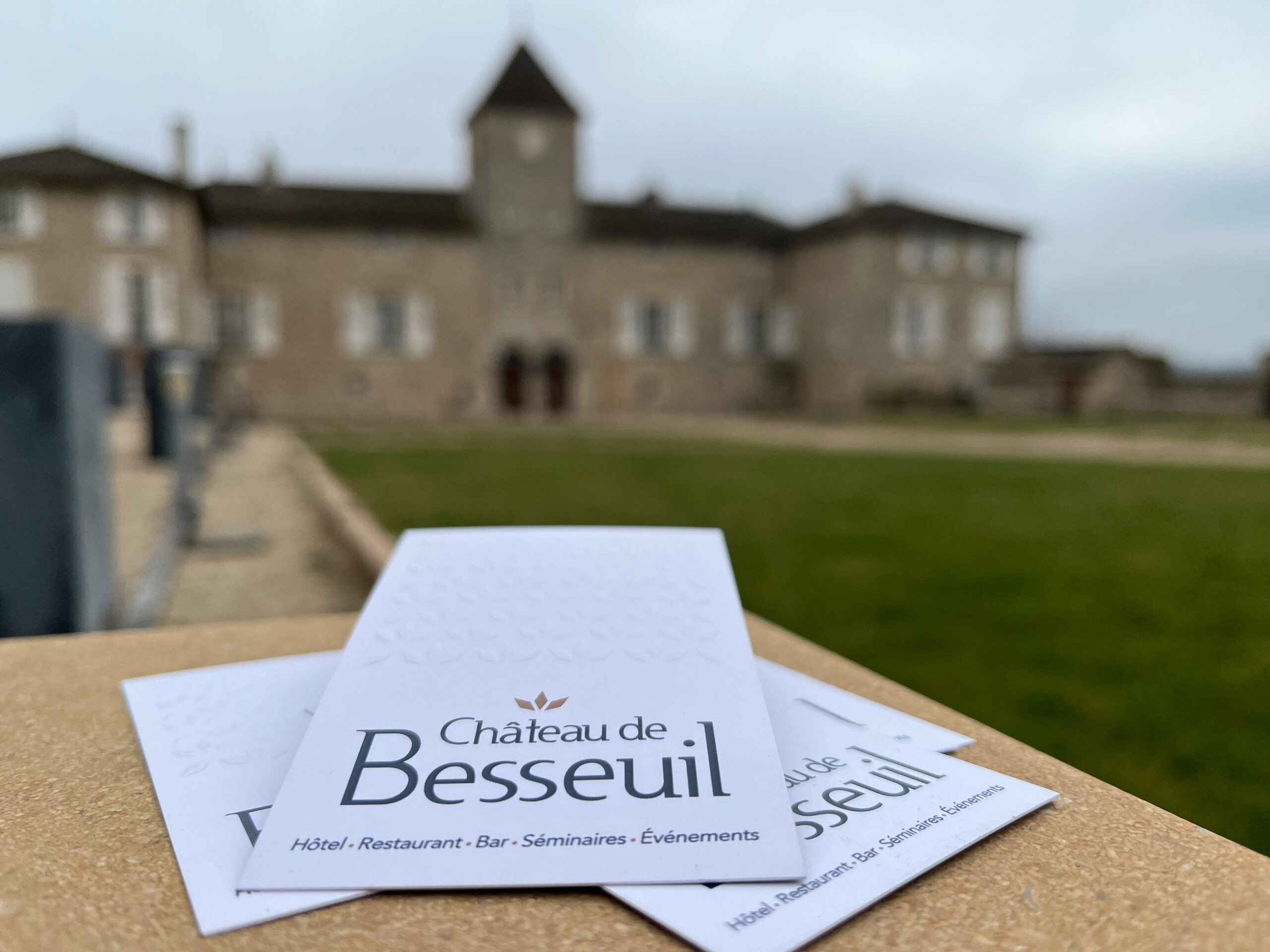 Château de Besseuil carte de visite